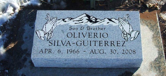 BV017: Bluestone Custom Designed Bevel Headstones for the Silva-Gutierrez family