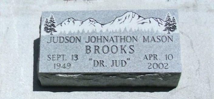 BV132: Bluestone Custom Designed Bevel Headstones for the Brooks family