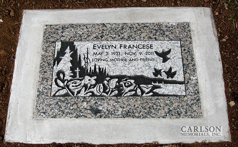 flat grave markers in colorado
