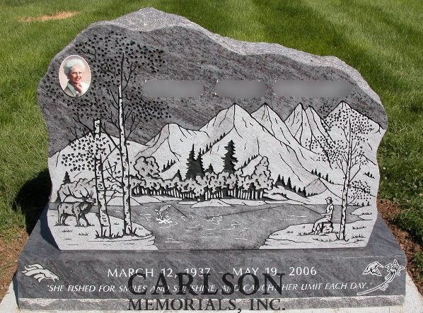 Boulder Headstone